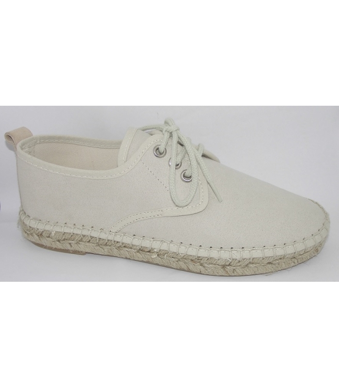 Esparteña suede beig Condiz