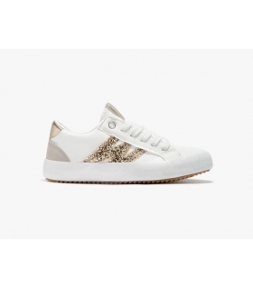 Zapatillas blanco-oro B&W Conguitos