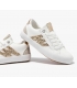 Zapatillas blanco-oro B&W Conguitos