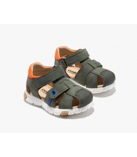 Sandalia nobuck kaki CONGUITOS