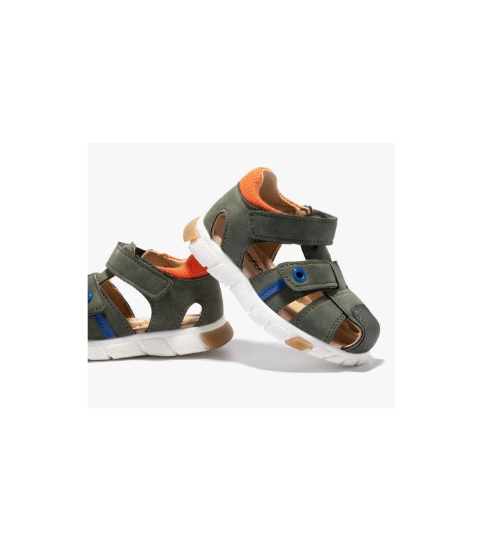 Sandalia nobuck kaki CONGUITOS