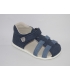 Sandalia lino-suede marino RESPETUOSO PIRUFLEX