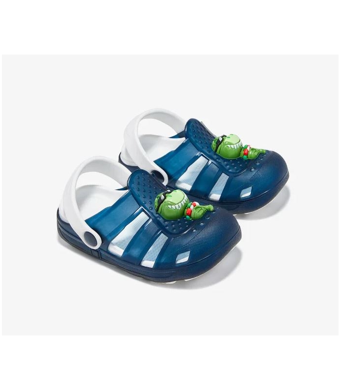 Zuecos de goma azul con luz Conguitos