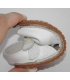 Menorquina piel blanco sin talón PIRUFLEX