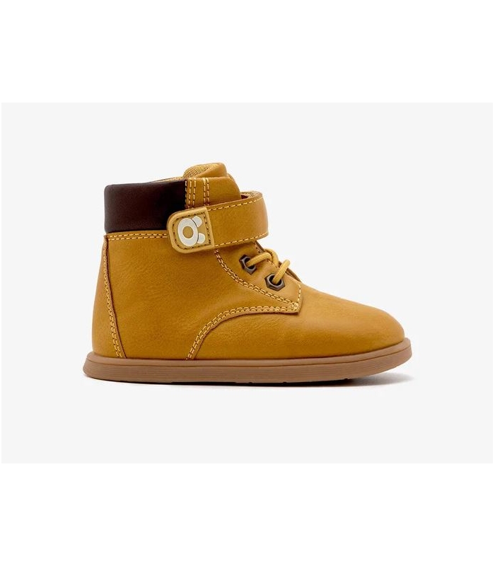 Bota montaña mostaza barefoot Conguitos