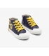 Zapatillas bota azul marino-amarillo Conguitos