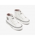 Zapatillas bota polipiel blanco unisex Conguitos