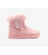 Botas de pelo rosa barefoot Conguitos