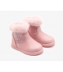 Botas de pelo rosa barefoot Conguitos