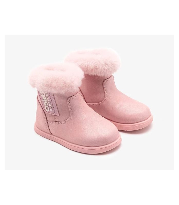 Botas de pelo rosa barefoot Conguitos