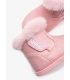Botas de pelo rosa barefoot Conguitos