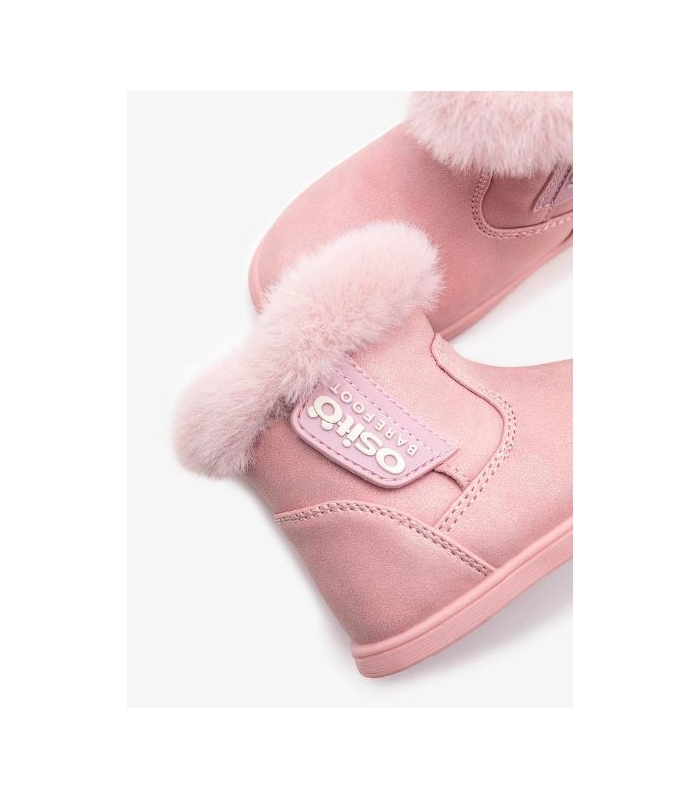Botas de pelo rosa barefoot Conguitos