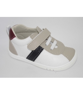 Deportiva blanco-camel PIRUFLEX