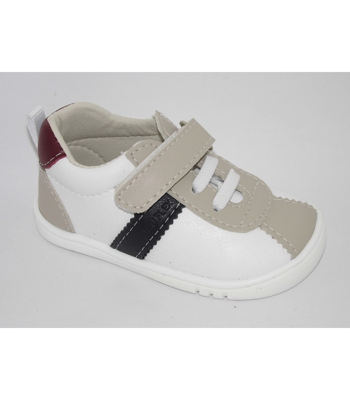 Deportiva blanco-camel PIRUFLEX