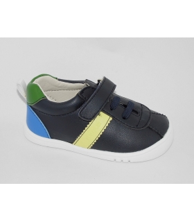 Deportiva azul marino combinada PIRUFLEX