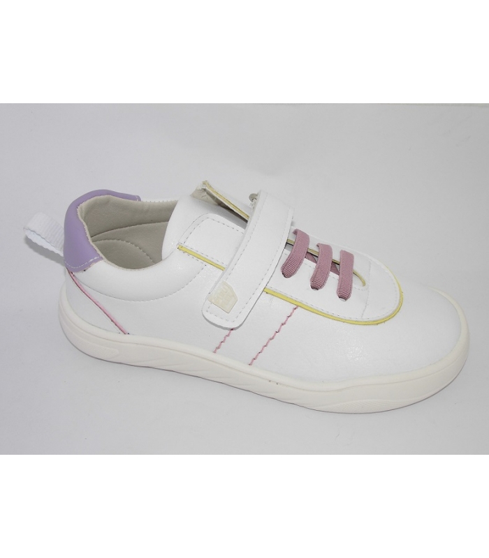 Deportiva blanco-lila PIRUFLEX