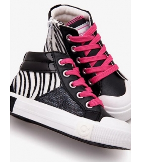 Zapatillas negro-cebra Conguitos