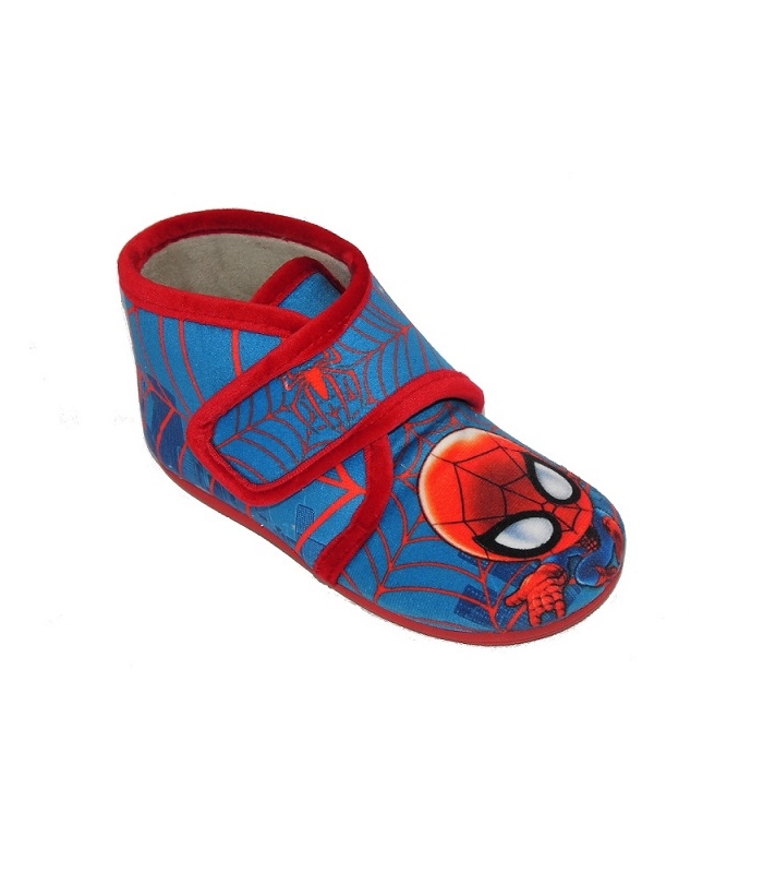Zapatillas de casa rojo-azulón Spiderman