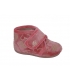 Zapatillas de casa rosado con corazones