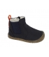 Botín suede azul marino con cremallera PIRUFLEX