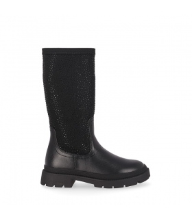 Botas piel vegana con brillo Chika10