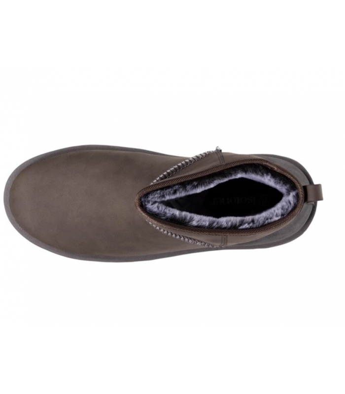Botas bajas con pelo gris Isotoner