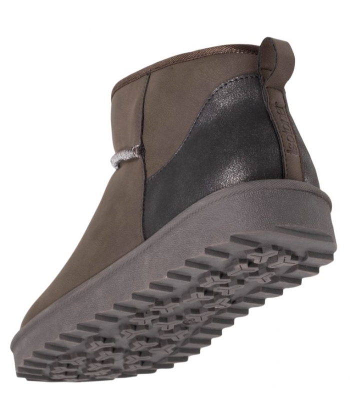 Botas bajas con pelo gris Isotoner
