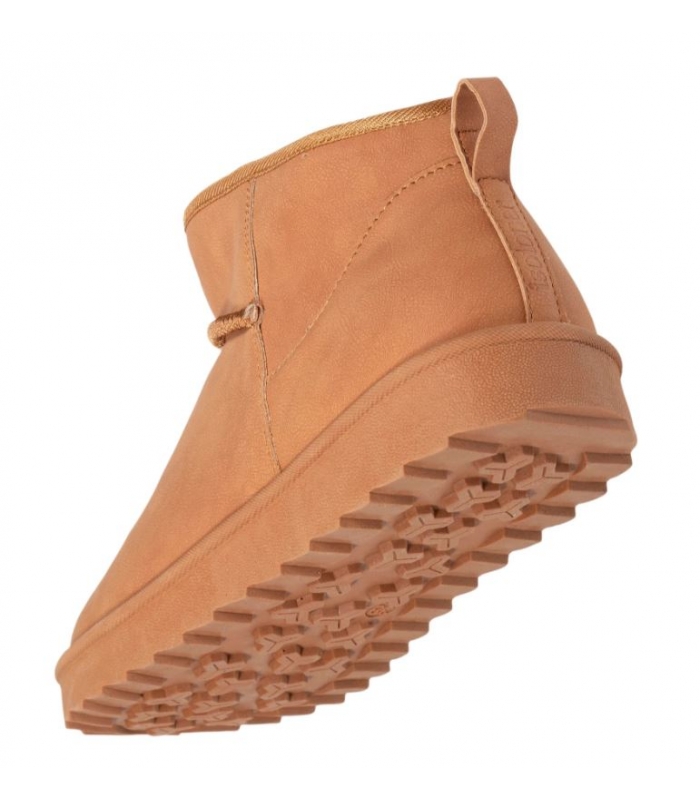Botas bajas con pelo camel Isotoner