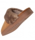 Zapatillas de casa camel con pelo Isotoner
