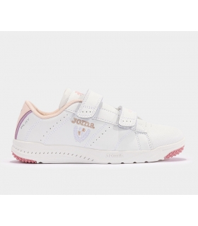 Deportiva blanco-rosa Joma