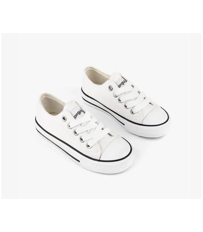 Zapatillas de lona blanca Conguitos