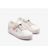 Zapatillas de corazones blanco-rosa Conguitos