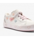 Zapatillas de corazones blanco-rosa Conguitos
