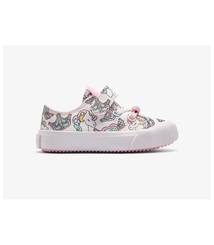 Zapatillas de lona estampado unicornio Conguitos