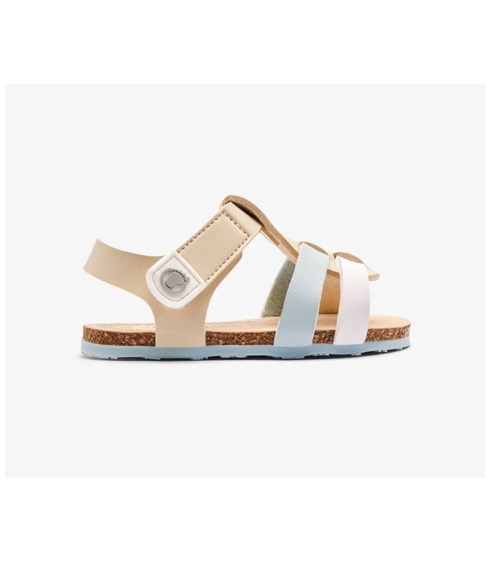 Sandalias beige-celeste RESPETUOSAS Conguitos