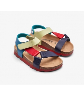 Sandalias bio tiras azul multicolor Conguitos