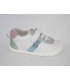 Deportivas blanco-colores metalizados respetuosas PIRUFLEX