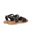 Sandalias glitter-troquelado negro Chika10