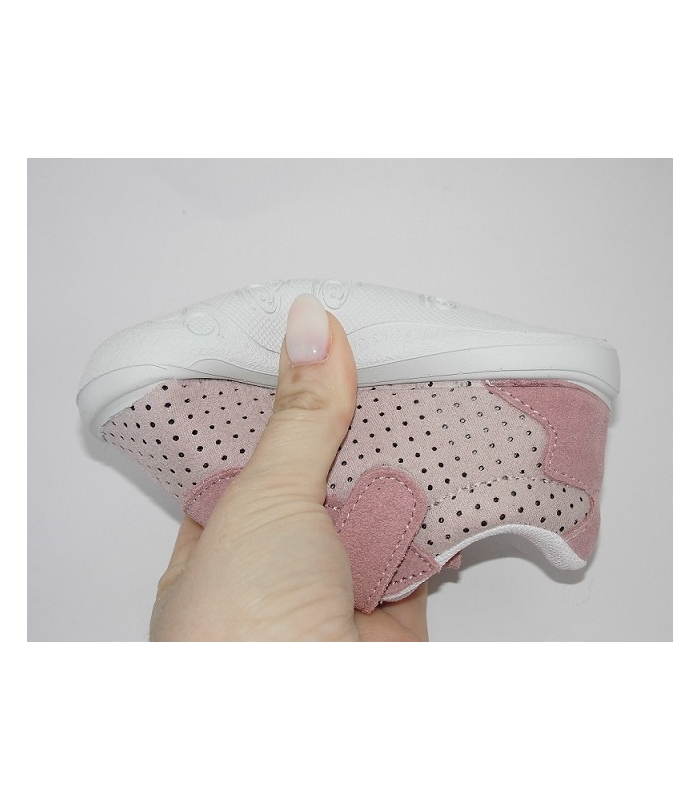 Deportivas suede rosa combinadas Vulpeques