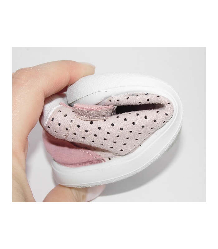Deportivas suede rosa combinadas Vulpeques