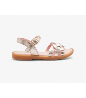 Sandalias nudo oro Conguitos