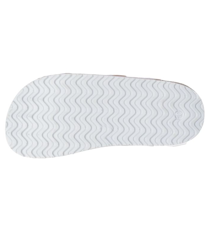 Sandalia bio doble hebilla metalizado multicolor Isotoner