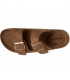 Chanclas dos hebillas camel Isotoner
