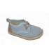 Lona suede celeste con esparto