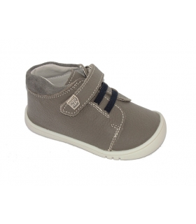 Bota piel gris mate respetuosa PIRUFLEX