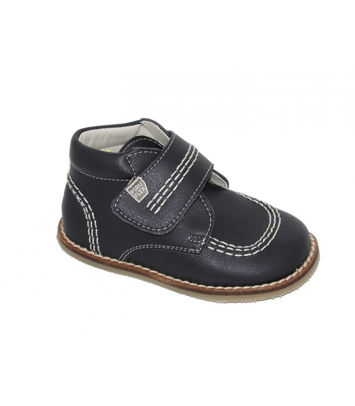 Bota pespuntes azul marino RESPETUOSA Piruflex