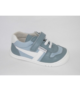 Zapato deportivo RESPETUOSO piel-nylon azul PIRUFLEX