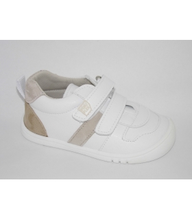 Deportivo RESPETUOSO blanco-serraje crudo PIRUFLEX