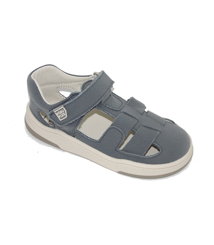 Sandalia RESPETUOSA piel mate azul PIRUFLEX