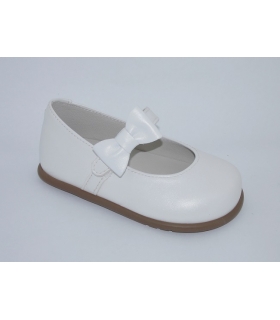 Zapato mercedita RESPETUOSO nacarado blanco PIRUFLEX